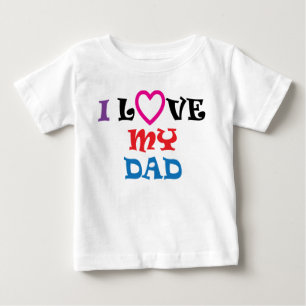 Jag älskar min skjorta för pappa T T-shirt