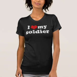 Jag älskar min skjorta för soldat t tee shirt