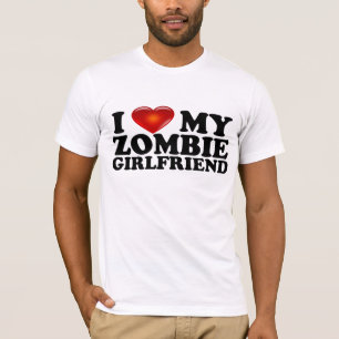 Jag älskar min skjorta för zombien GF Tröja