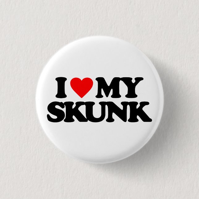 JAG ÄLSKAR MIN SKUNK KNAPP (Framsida)