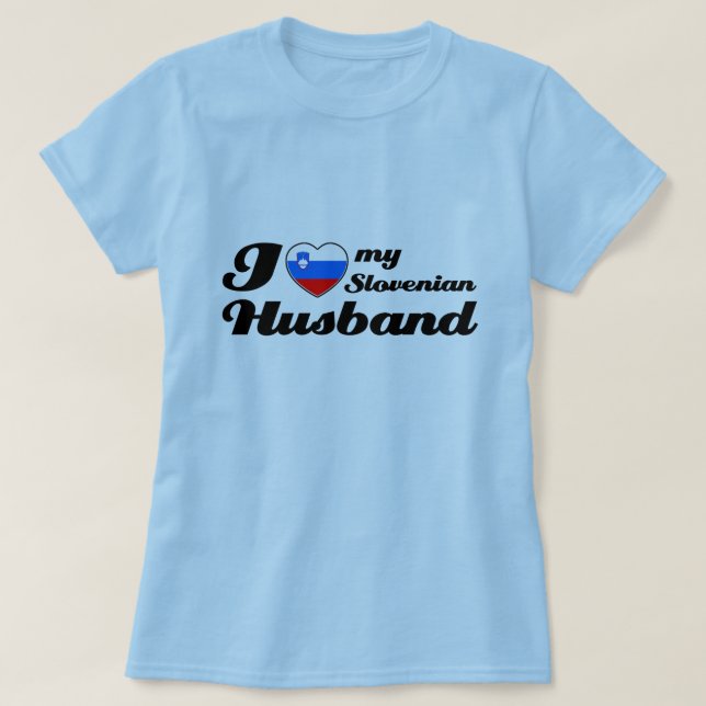 Jag älskar min slovenska make tee (Design framsida)