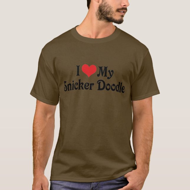 Jag älskar min Snicker Doodle T-shirt (Framsida)