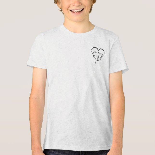 Jag älskar min snus • Du = ♥ T Shirt (Framsida)