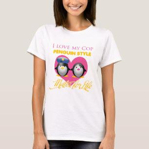 Jag älskar min snutpingvinstil tee