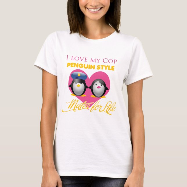 Jag älskar min snutpingvinstil tee (Framsida)