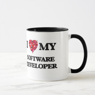 Jag älskar min softwarebärare mugg