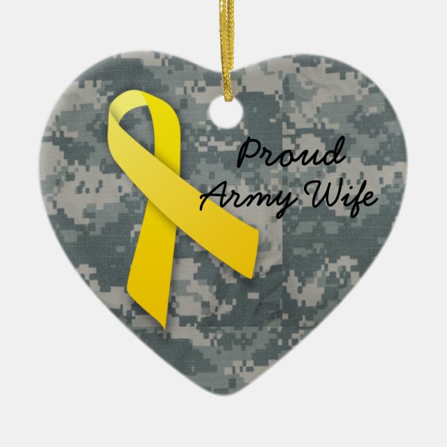 Jag älskar min soldat julgransprydnad keramik (Framsidan)