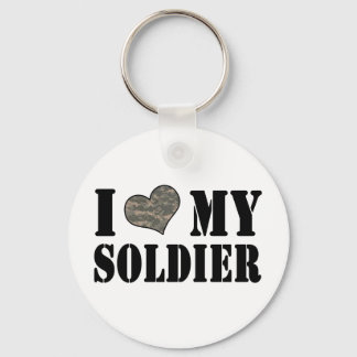Jag älskar min soldat nyckelring