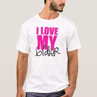 Jag älskar min soldatutslagsplats tee