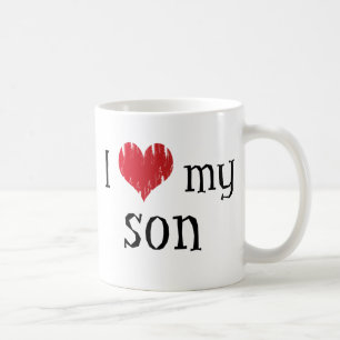 Jag älskar min son kaffemugg