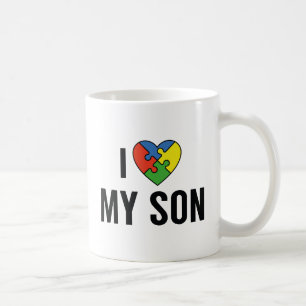 Jag älskar min son kaffemugg