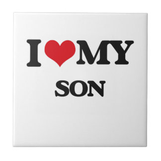 Jag älskar min Son Kakelplatta