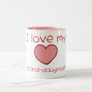 Jag älskar min sondotter Två-Tonad mugg
