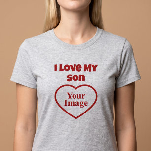 Jag älskar min sons foto t shirt