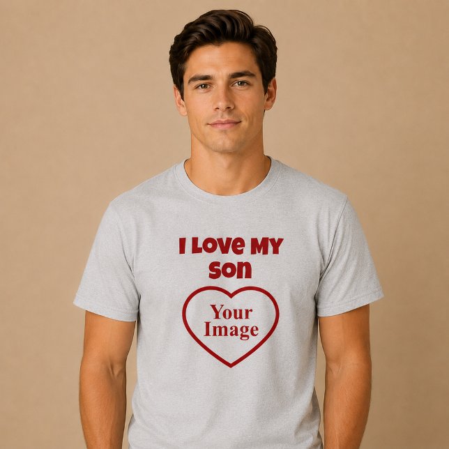 Jag älskar min sons foto t shirt (Skapare uppladdad)