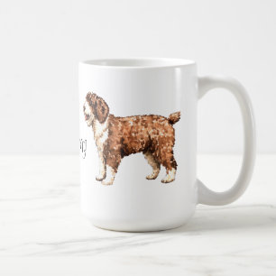 Jag älskar min spanska vattenhund kaffemugg