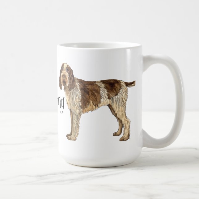 Jag älskar min Spinone Italiano Kaffemugg (Höger)