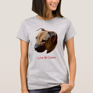 Jag älskar min Staffy T-tröja T Shirt