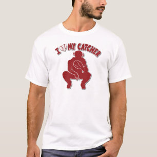 Jag älskar min stoppare som är röd tee shirt