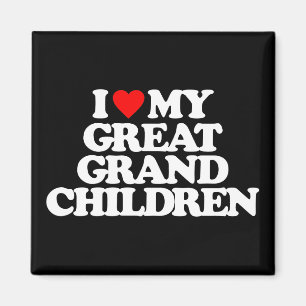 JAG ÄLSKAR MIN STOR- barnbarn Magnet