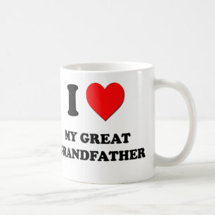 Jag älskar min stor- farfar kaffemugg
