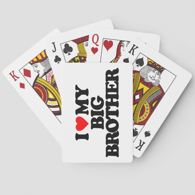 JAG ÄLSKAR MIN STOREBROR KORTLEK (Baksidan)