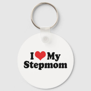 Jag älskar min styvmamma nyckelring
