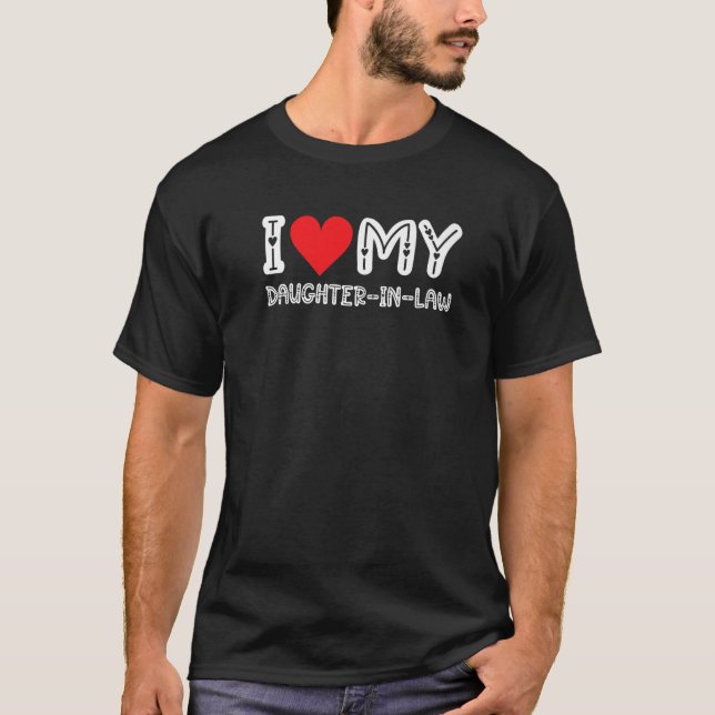 Jag älskar min svärdotter t shirt (Framsida)