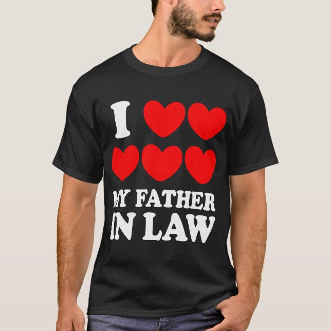 Jag älskar min svärfar t shirt (Framsida)