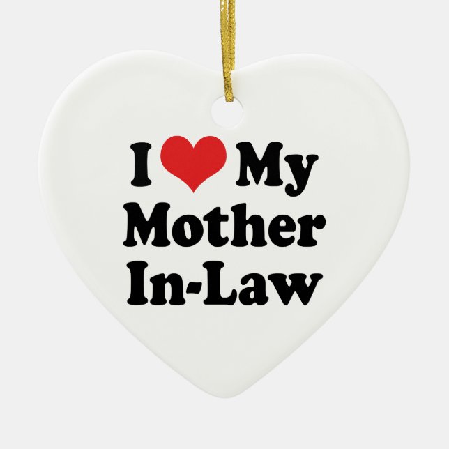 Jag älskar min svärmor Ornament (Framsidan)