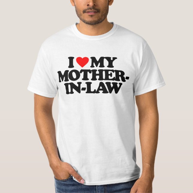 JAG ÄLSKAR MIN SVÄRMOR TEE SHIRT (Framsida)