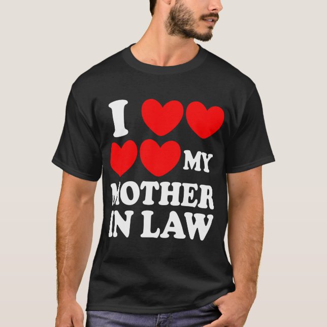 Jag älskar min svärmor tee shirt (Framsida)