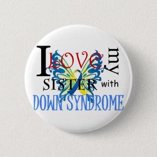 Jag älskar min syster med Down Syndrome Knapp