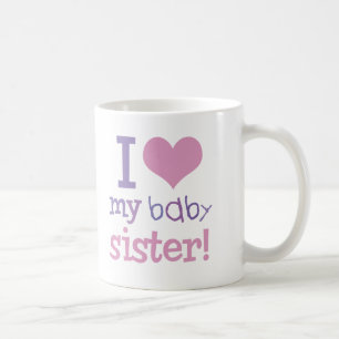 Jag älskar min T-tröja & gåvor för babysysteru Kaffemugg
