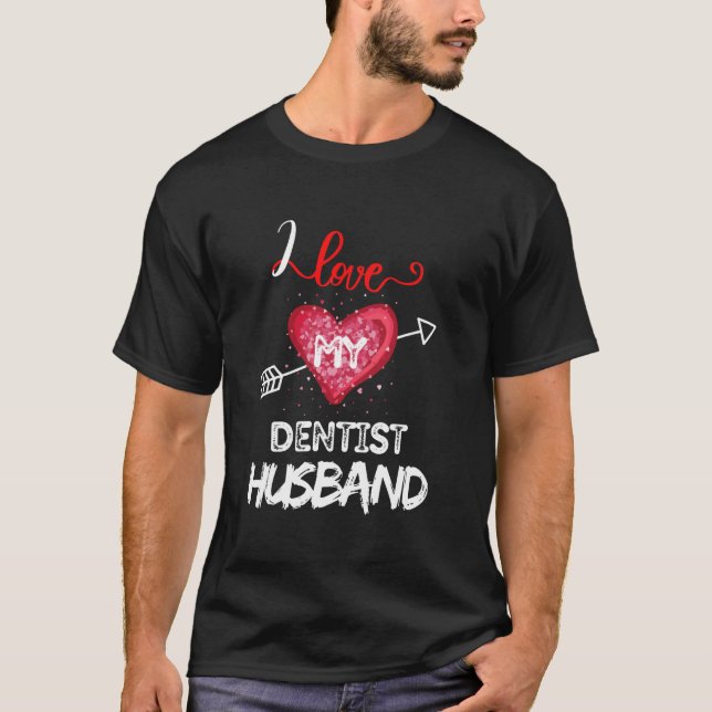 Jag älskar min tandläkar-make t shirt (Framsida)