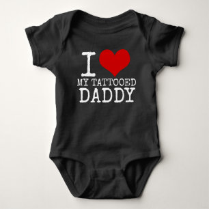JAG ÄLSKAR MIN TATUERADE PAPPAHIPSTERBABY T SHIRT