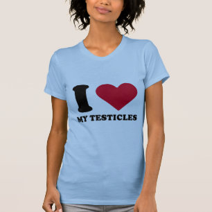 Jag älskar min testiklar t-shirt