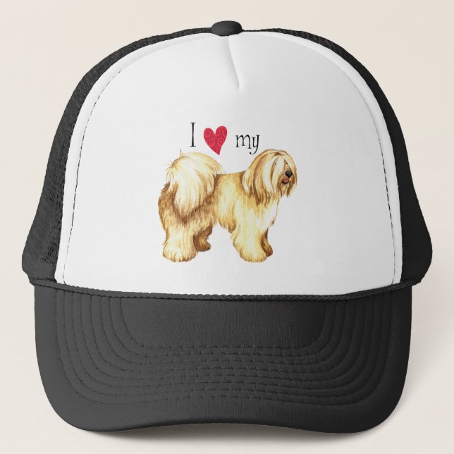 Jag älskar min tibetana Terrier Keps (Framsida)