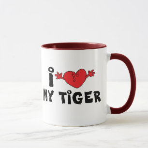 Jag älskar min tiger mugg