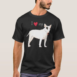 Jag älskar min tjurTerrier T-shirt