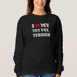 Jag älskar min Toy Fox Terrier Amerikan Toy Terrie T Shirt