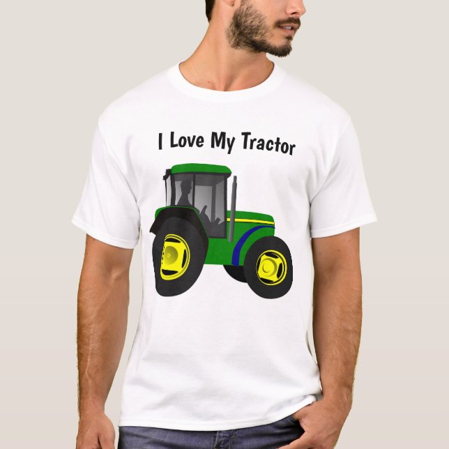 Jag älskar min traktor t shirt (Framsida)
