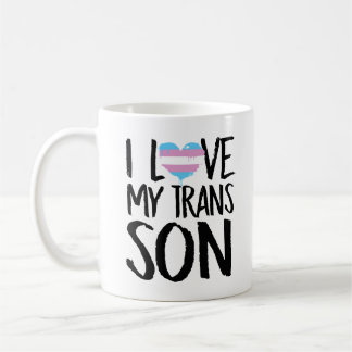 Jag älskar min trans.-Son Kaffemugg