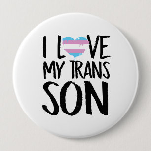 Jag älskar min trans.-Son Knapp