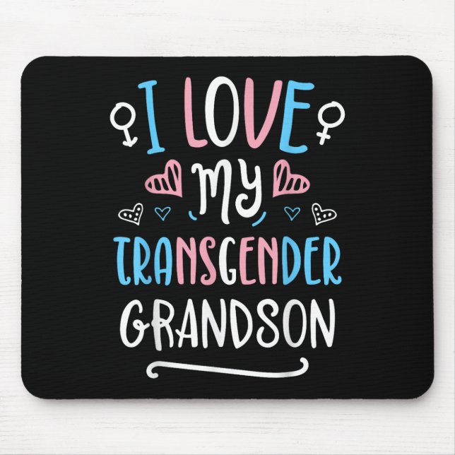 Jag älskar min transpersonella sonson Lgbt Trans P Musmatta (Framsidan)