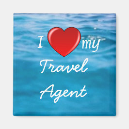 Jag älskar min Travel Agent magnet