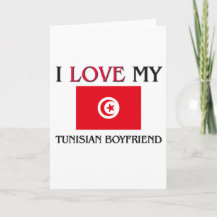 Jag älskar min tunisiska pojkvän kort