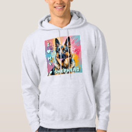 Jag älskar min tyska herde hoodie