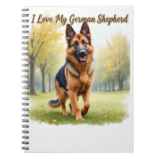 Jag älskar min tyska herde Notebook Anteckningsbok
