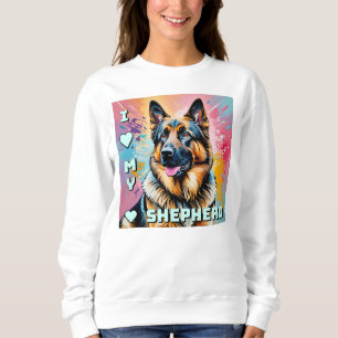 Jag älskar min tyska herde t shirt